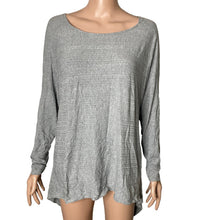 Load image into Gallery viewer, 1. STATE Shirt Womens S Heritage Bloom Knotted Back Gray