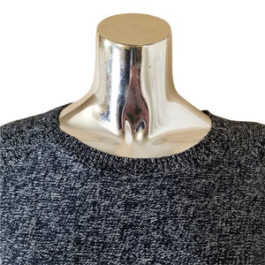 Original Weatherproof Vintage Mens Holiday Sweater Black Marl Pullover Large NEW