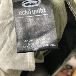 Ecko Unlimited Cargo Shorts Mens 44 Green Camo Y2K Vintage 90s