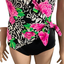 Load image into Gallery viewer, Vintage Catalina Swimsuit and Skirt Womens Size 10 Pink Floral