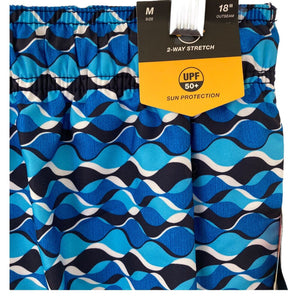 Speedo Swim Trunks Board Shorts Mens Medium Blue New
