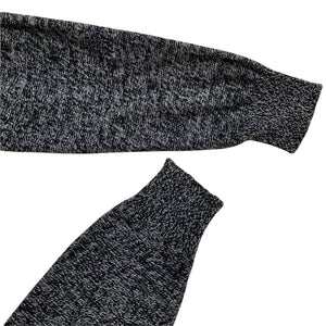 Original Weatherproof Vintage Mens Holiday Sweater Black Marl Pullover Large NEW