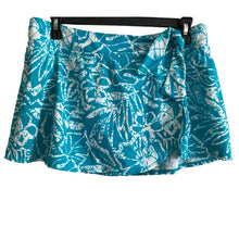 Load image into Gallery viewer, South Point Swim Skirt Womens 12 Blue White Abstract Pattern Stretch