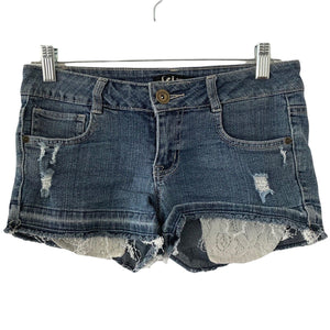 Lei Shorts Ashley Low Rise Distressed Juniors Size 3