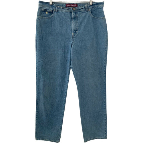 Gloria Vanderbilt Jeans Womens Light Wash Plus Size 16 Average Hi Rise