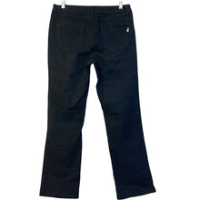Load image into Gallery viewer, 1822 Denim Jeans Womens Size 29 Black Dark Wash Stretch Raw Hem High Rise