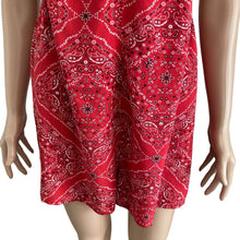 Load image into Gallery viewer, Altar'd State Romper Womens Large Red Strappy Sleeve Lightweight