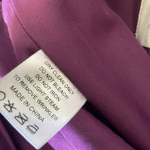 Load image into Gallery viewer, Azazie Halter Dress 4 Purple Nina Grape Gown Formal Aline Pleated Chiffon