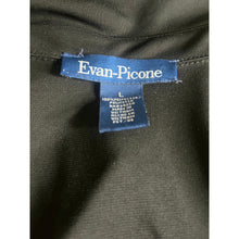 Load image into Gallery viewer, Evan Picone Dress Womens Large Black Collared Wrap Tie Waist Long Sleeve
