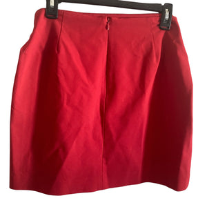 Cache Skirt Womens Size 6 Red Above Knee