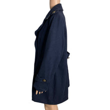 Load image into Gallery viewer, Lane Bryant Trench Coat Womens 14/16 Wool Blend Black