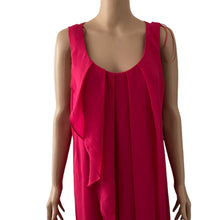 Load image into Gallery viewer, SLNY Dress Womens 18 Pink Chiffon Overlay Sleeveless Shift Cocktail Party Plus