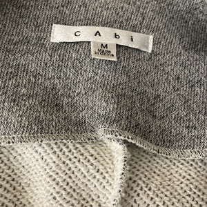 Cabi Jacket Womens Medium Shrunken Knit Peacoat Marbled Gray