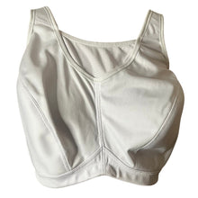 Load image into Gallery viewer, Glamorise Sports Bra Womens 38H White No Bounce Camisole Wirefree 1066