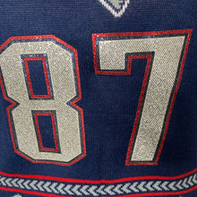 Load image into Gallery viewer, New England Patriots Christmas Sweater Womens Small Gronkowski #87 Bling New