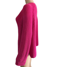 Load image into Gallery viewer, Lauren Ralph Lauren Sweater Womens Size XL Hot Pink Pullover Cable Knit