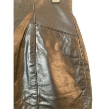 Load image into Gallery viewer, Vintage Wilsons Leather Pencil Skirt Womens 10 Black Genuine Leather High Waist