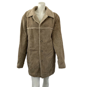 Vintage Wilsons Suede Coat Womens Small Sherpa Lining