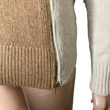 Load image into Gallery viewer, J Crew Sweater Womens Size XS Brown Tan Beige Merino Wool Pullover