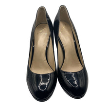 Load image into Gallery viewer, Brian Atwood Pumps Womens 7.5 Black Patent Leather Platform Stiletto Heels