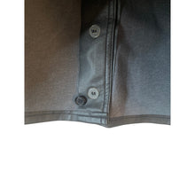 Load image into Gallery viewer, United Colors Of Benetton PVC Skirt Womens 42 Black Button Front Made In Italy
