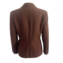 Load image into Gallery viewer, Vintage Pendleton Wool Blazer Womens 36 Small Brown USA Made Tailored
