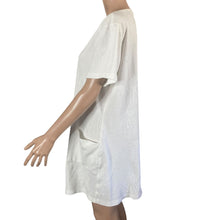 Load image into Gallery viewer, Mystic Sun Dress Swim Cover Up Womens Large White Full Zip Sea Shells