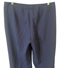 Load image into Gallery viewer, Kasper Womens Dress Pants 8P Navy Blue Pleated Front Trousers Career Work Office
