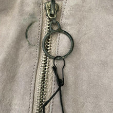 Load image into Gallery viewer, Capulet Skirt Womens S Genuine Suede Leather Mini Lilac Front Zip O Ring NWT