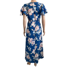 Load image into Gallery viewer, French Connection Dress Womens 8 Verona Drape Midi Floral Blue New