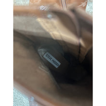 Load image into Gallery viewer, Steve Madden Lynden Brown Patent Ankle Boots Womens 8M Block Heel Side Zip
