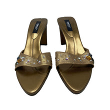 Load image into Gallery viewer, DKNY Heeled Sandals Womens 7M Gems Open Toe Slip On