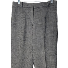 Load image into Gallery viewer, Talbots Pants Womens Size 10 Black Wool Blend Black White Plaid