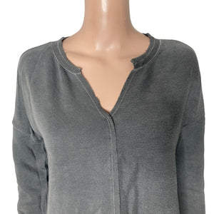 Susina Sweatshirt Womens Small Gray Pullover