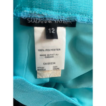 Load image into Gallery viewer, Vintage Susan Bristol Skirt Womens 12 Turquoise Teal Pencil Knee Length Canada