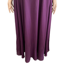 Load image into Gallery viewer, Azazie Halter Dress 4 Purple Nina Grape Gown Formal Aline Pleated Chiffon