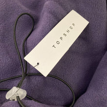 Load image into Gallery viewer, Topshop Hoodie Womens 4-6 Fleece Purple Cropped New