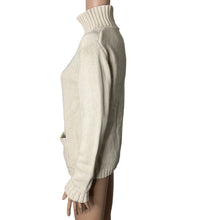 Load image into Gallery viewer, Appleseeds Cardigan Sweater Womens Small Beige Off White