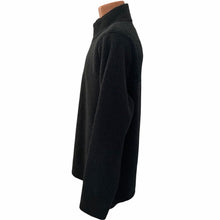 Load image into Gallery viewer, Wallen &amp; Bros Jacket Fleece Mens Size XL Pullover Zip Neck Black