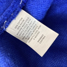Load image into Gallery viewer, BP Wildfang Fleece Shirt Women’s XS Blue Button Front Herringbone New