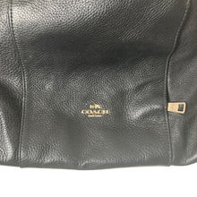 Load image into Gallery viewer, Coach Isabella Bag F35809 Black Pebbled Leather 13x9