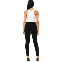 Load image into Gallery viewer, AG Adriano Goldschmied Farrah Skinny Ankle Jeans womens 28R Black High Rise Distressed