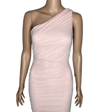 Load image into Gallery viewer, Love X Design Dress Womens XS One Shoulder Light Pink Body Con