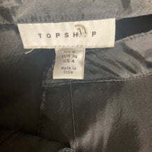 Load image into Gallery viewer, Topshop Eyelet Blouse Womens Size 4 Black Button Front