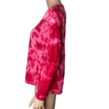 Load image into Gallery viewer, Baea Velour Shirt Womens XS Velour Pink Tie Dye