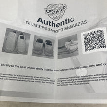 Load image into Gallery viewer, Giuseppe Zanotti Moc Donna Leather Sneaker Womens 42 US 12 White