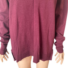 Load image into Gallery viewer, Bobeau Sweater Womens Medium Burgundy Pullover New