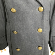 Load image into Gallery viewer, Lane Bryant Trench Coat Womens 14/16 Wool Blend Black