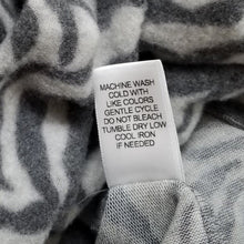 Load image into Gallery viewer, La La Land Creative Co Womens S Zebra Print Cropped Hoodie New Nordstrom