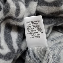 Load image into Gallery viewer, La La Land Creative Co Womens S Zebra Print Cropped Hoodie New Nordstrom